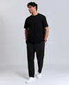 Kenneth Cole Essential Stretch Crew Neck T-shirt In Black