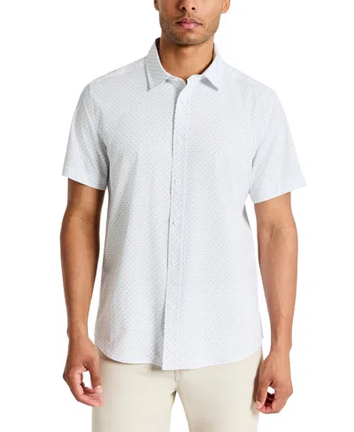 Kenneth Cole Men's Short-sleeve Sport Shirt In Mint