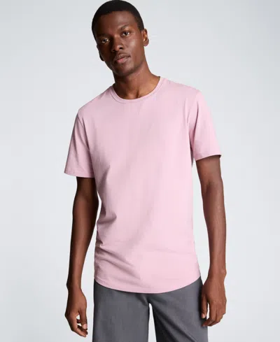 Kenneth Cole Men's Short-sleeve Crewneck T-shirt In Pink
