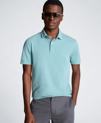 Kenneth Cole Men's Short-sleeve Slim Fit Polo T-shirt In Blue