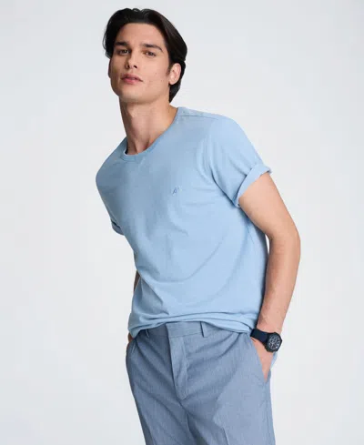 Kenneth Cole Men's Slim Fit Crewneck T-shirt In Blue
