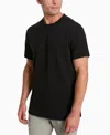 Kenneth Cole Men's Slim-fit Textured T-shirt In Black