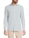 KENNETH COLE MEN'S SOLID BUTTON DOWN SHIRT