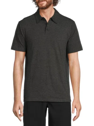 Kenneth Cole Men's Solid Polo In Black