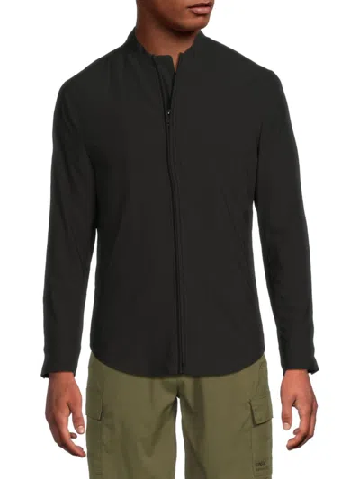 Kenneth Cole Men's Solid Zip Jacket