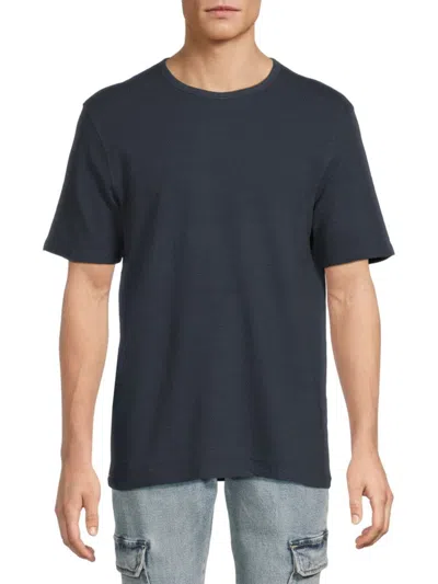 Kenneth Cole Men's Textured Stretch Cotton T-shirt