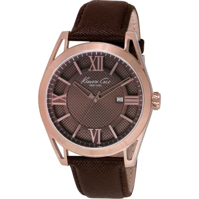 Kenneth Cole Men's Watch  Ikc8073 ( 44 Mm) Gbby2 In Brown