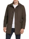 Kenneth Cole Men's Wool Blend Coat In Brown