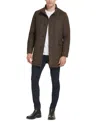 Kenneth Cole Men's Wool Button Car Coat In Brown