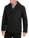 Kenneth Cole Mens 4-way Stretch Vented Pea Coat In Pink