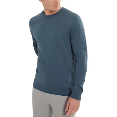 Kenneth Cole Mens Lightweight Cotton Crewneck Sweater In Multi