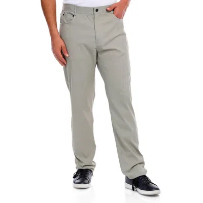 Kenneth Cole Mens Stretch Nylon Straight Leg Pants In Gray