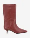Kenneth Cole Utah Pointed Toe Knee High Boot In Rio Red Leather