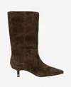 Kenneth Cole Meryl Suede Bootie In Brown