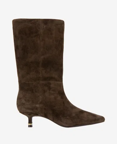 Kenneth Cole Meryl Suede Bootie In Brown