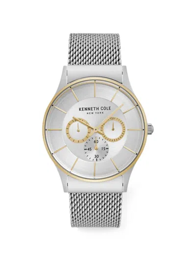 Kenneth Cole 메시 스트랩 42mm 시계 In Gray