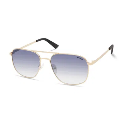 Kenneth Cole Metal Men's Sunglasses In Gold