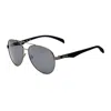 Kenneth Cole Gray Metal Sunglasses In Gray
