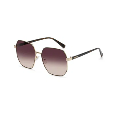 Kenneth Cole Metal Women's Sunglasses In Gold