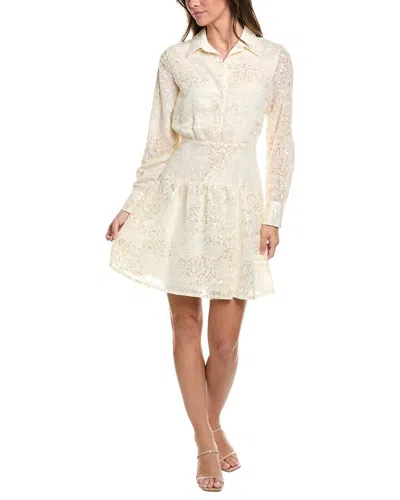 Kenneth Cole Mini Shirtdress In Animal Print