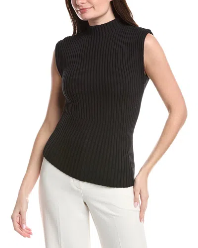 Kenneth Cole Mock Neck Sweater In Black