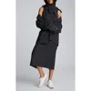 Kenneth Cole Modern Sleeveless Sheath Midi Dress In Black