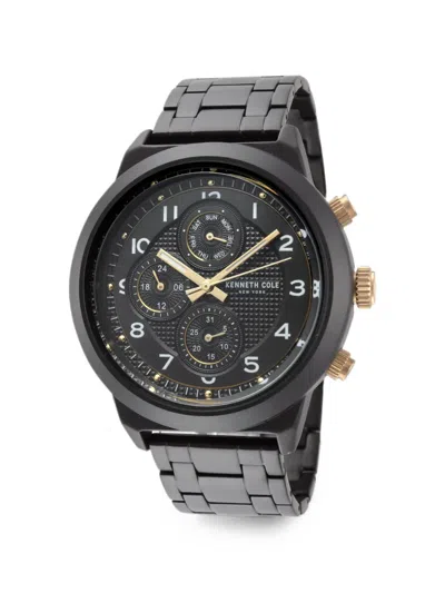 Kenneth Cole 클래식 멀티 다이얼 47mm 시계 In Black