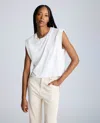 Kenneth Cole Muscle Tank With High-low Hem In Multicolor