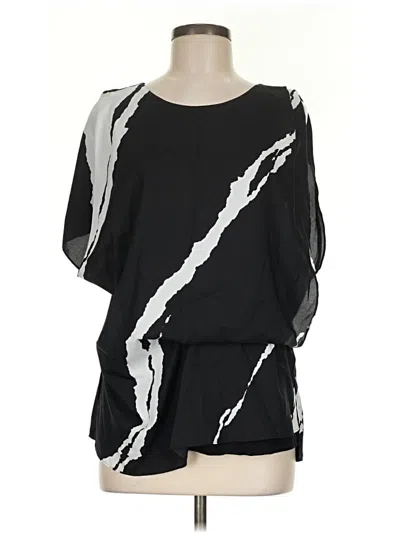 Pre-owned Kenneth Cole New York 3/4 Sleeve Blouse In Black