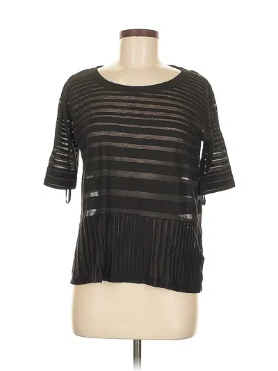 Pre-owned Kenneth Cole New York 3/4 Sleeve T-shirt In Black