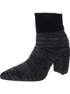 Kenneth Cole New York Alora Stretch Bootie Womens Block Heel Ankle Sock Boot In Multi