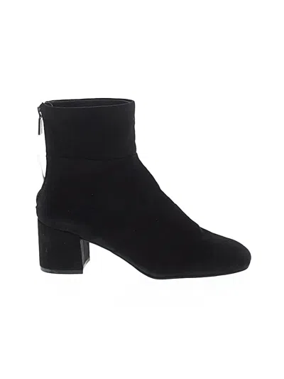 Pre-owned Kenneth Cole New York Ankle Boots In Black