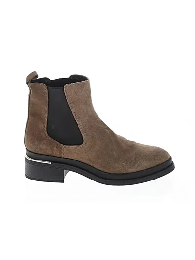 Pre-owned Kenneth Cole New York Ankle Boots In Brown