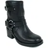 Kenneth Cole New York Apxjul24 Womens Buckle Leather Chelsea Boots In Black