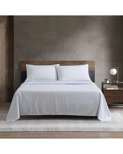 Kenneth Cole New York Arrow Stripe Sheet Set In White