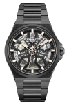 Kenneth Cole New York Automatic Bracelet Watch, 43.5mm In Black