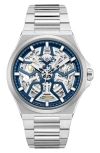 Kenneth Cole New York Automatic Bracelet Watch, 43.5mm In Silver