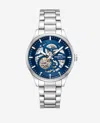 Kenneth Cole New York Automatic Bracelet Watch In Silver
