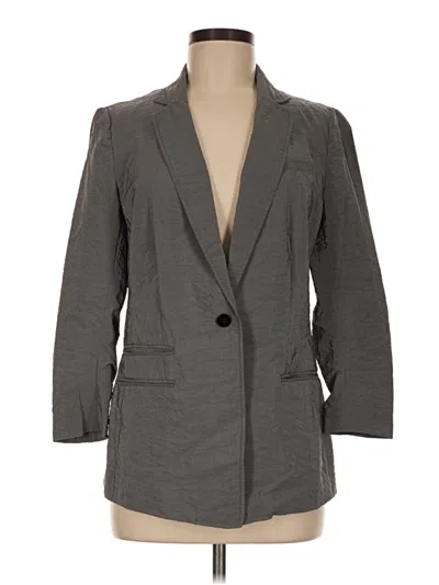 Pre-owned Kenneth Cole New York Blazer Jacket In Gray