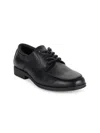 Kenneth Cole New York Boy's Bradley Apron Toe Dress Shoes In Black