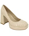 Kenneth Cole New York Bri Pump Womens Slip On Block Heel Pumps