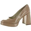 Kenneth Cole New York Bri Pump Womens Slip On Block Heel Pumps In Beige