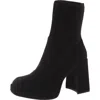 Kenneth Cole New York Bri Stretch Boot Womens Pull On Square Toe Mid-calf Boots
