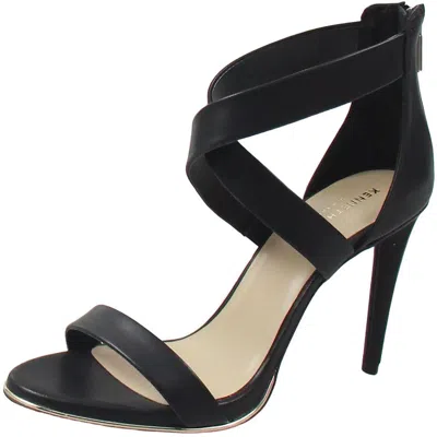 Kenneth Cole New York Brooke Womens Cross Strappy Sandals In Black