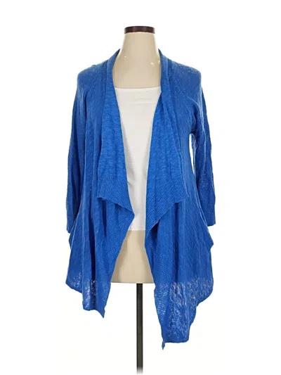 Pre-owned Kenneth Cole New York Cardigan Sweater In Blue