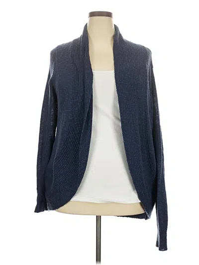 Pre-owned Kenneth Cole New York Cardigan Sweater In Blue