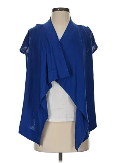 Pre-owned Kenneth Cole New York Cardigan Sweater In Blue