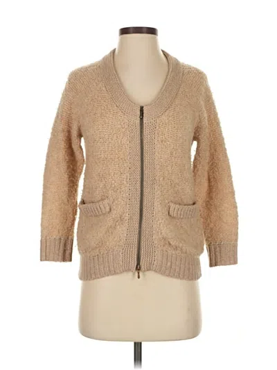 Pre-owned Kenneth Cole New York Cardigan Sweater In Brown