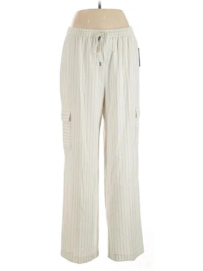 Pre-owned Kenneth Cole New York Cargo Pants In White
