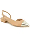 Kenneth Cole New York Cayla Leather Flat In Gold